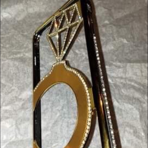 iPhone 6 Plus case die-cut diamond w rhinestones - Picture 3 of 7